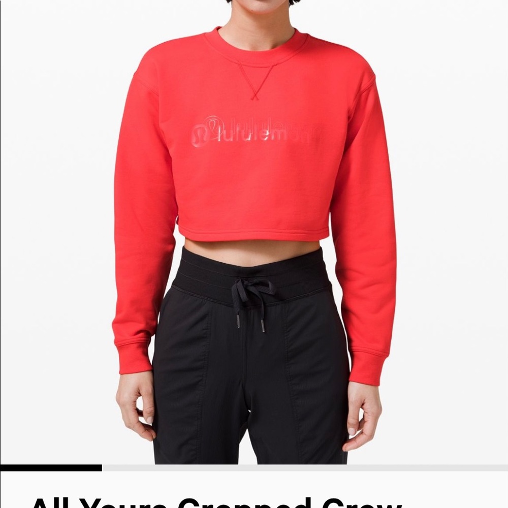 Lululemon All Yours Cropped Crew